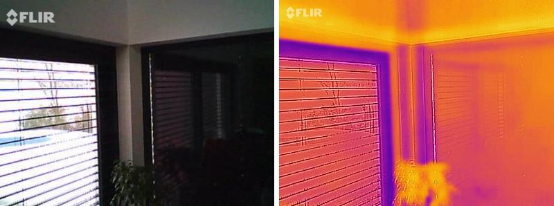 Snímka termovíznou kamerou. Foto Profirol